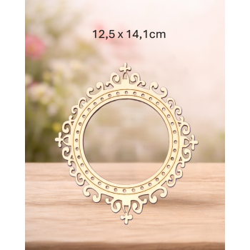 Ramka ozdobna 10 15x16,9cm, sklejka 3mm